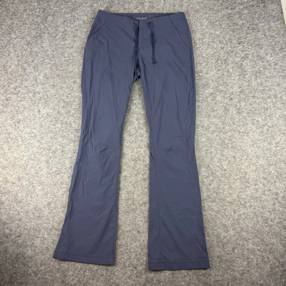 Columbia Omni-Shield Women 6 Regular Blue Hiking Flare Pants Water Repellent